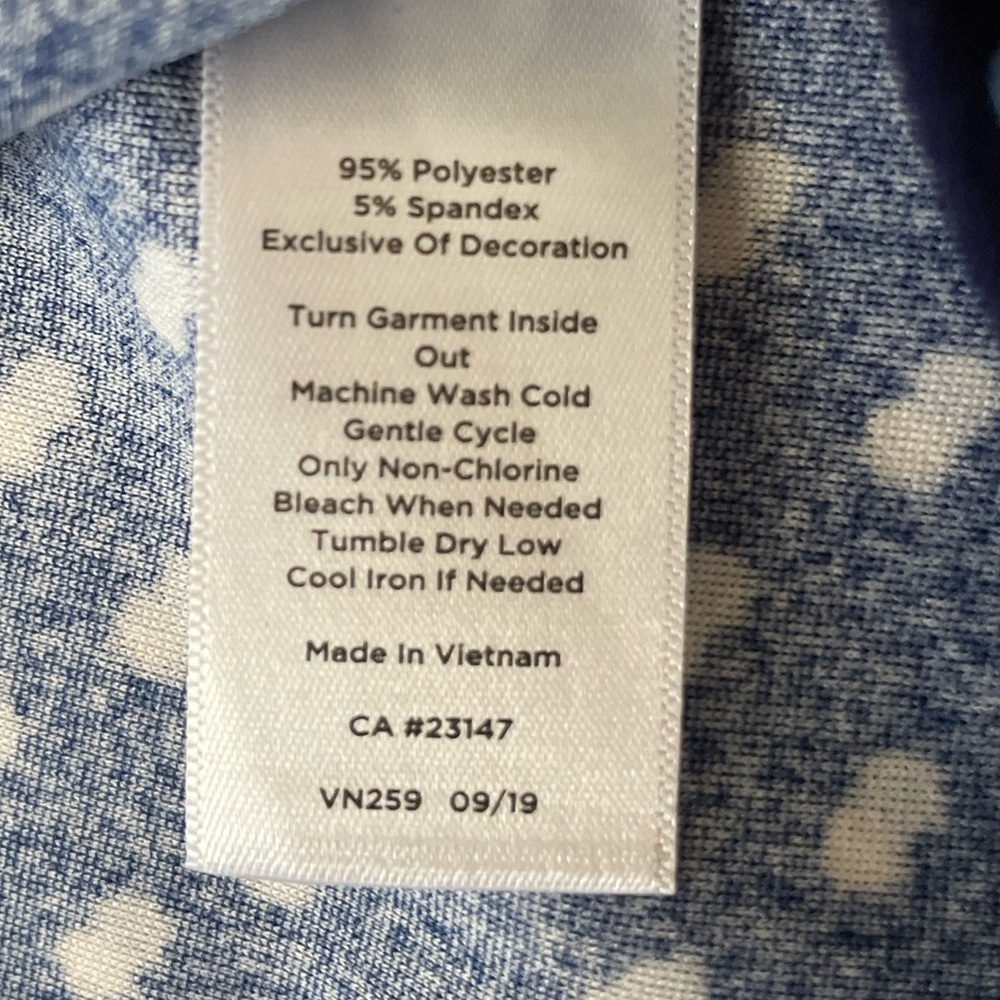 NWT! Talbots Navy Blue Dress Shirt - Picture 7 of 9